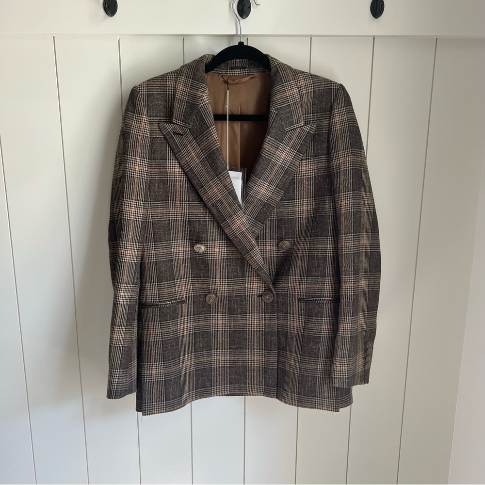 NWT Acne Studios herringbone oversize blazer - Picture 3 of 16